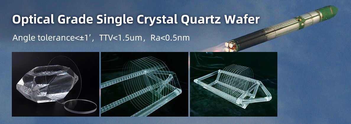 Wafer Kristal Kuarsa Tunggal
