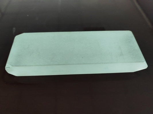 Potong Wafer Piezoelektrik Kristal Kuarsa Tunggal Sisi Ganda Dipoles