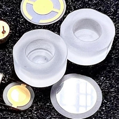 100um Wafer Kristal Kuarsa Tunggal Untuk SAW Filter Piezo Oscillator Resonator Accelerator