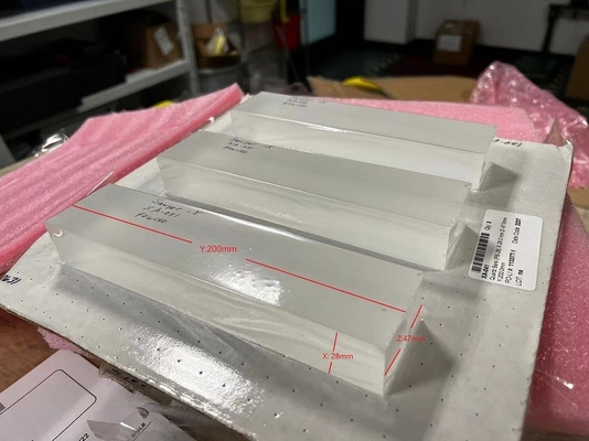 Thickness Shear Mode Crystal Quartz End Cap Untuk Resonator Tekanan