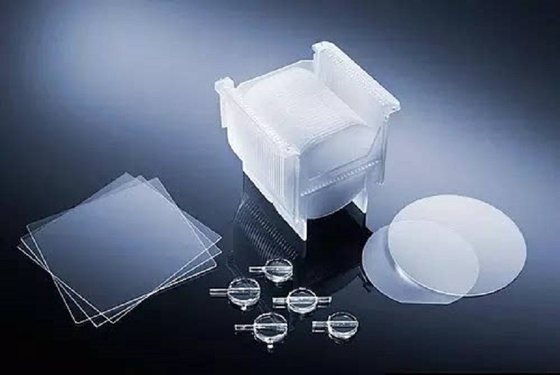 3 Inch Dia 76.2mm Jendela Kristal Substrat Safir Optik