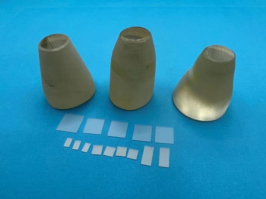 10mm Square Fe Doped SrTiO3 Crystal Wafer digunakan sebagai Jendela Optik