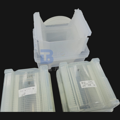 4 '' 6 '' Fused Silica Wafer 500um SiO2 HPFS dengan Ketahanan Kimia Yang Sangat Baik