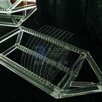 Wafer Piezoelektrik 0,5mm 6 inci Dengan Orientasi Yang Dirancang Dan Arah Propagasi