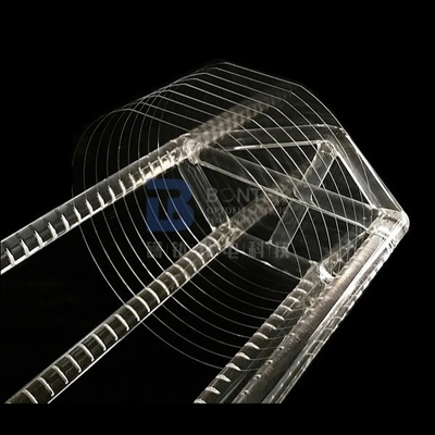 3 Inch 0.35mm LiNbO3 Wafer 64Y 128Y Satu Sisi Dipoles Untuk SAW