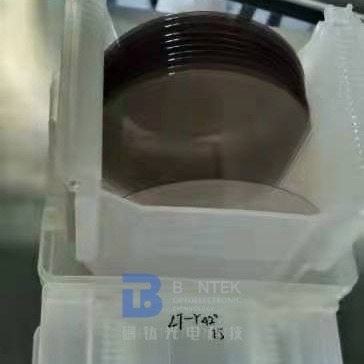 CR AU Coating Kristal Lithium Tantalate Kristal Efek Piezoelektrik