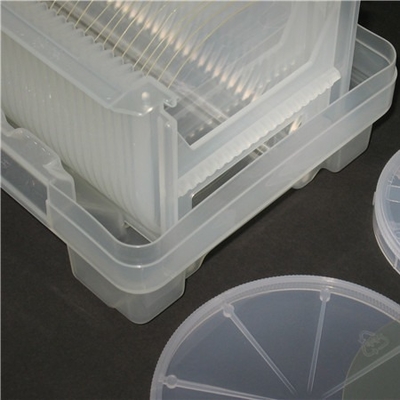 8 Inch Dia 200mm Sapphire Wafer 1.0mm 1sp Untuk Epi - Ready Carrier