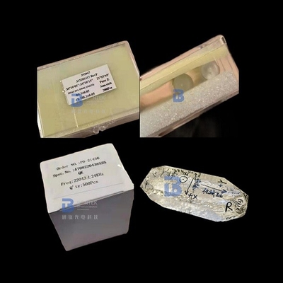 AT Cut Single Crystal Quartz Blank 70MHz Untuk Kontrol Frekuensi