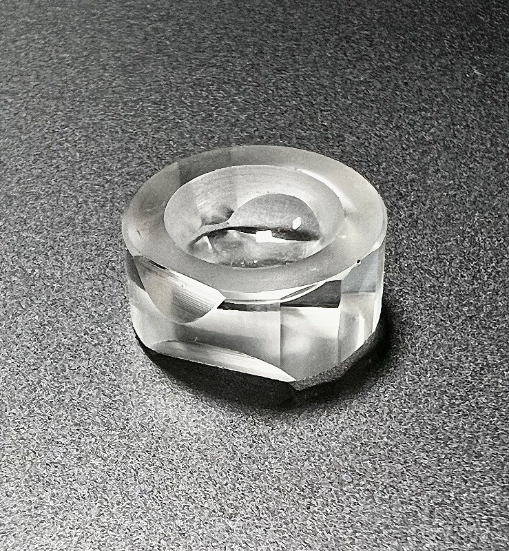 AT Cut Coated Quartz End caps Untuk Sensor Tekanan Mode Geser Tebal