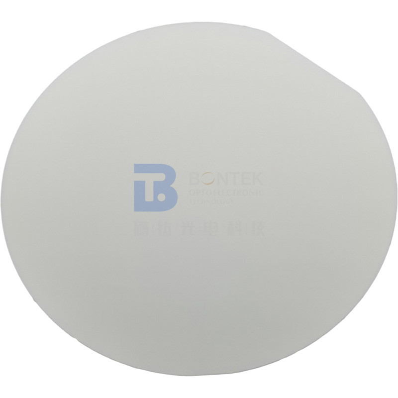 100mm 0.5mm Single Crystal Quartz Wafer X-cut Y-cut untuk Sensor Tekanan