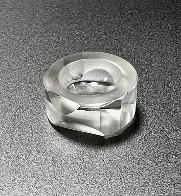 AT Cut Coated Quartz End caps Untuk Sensor Tekanan Mode Geser Tebal