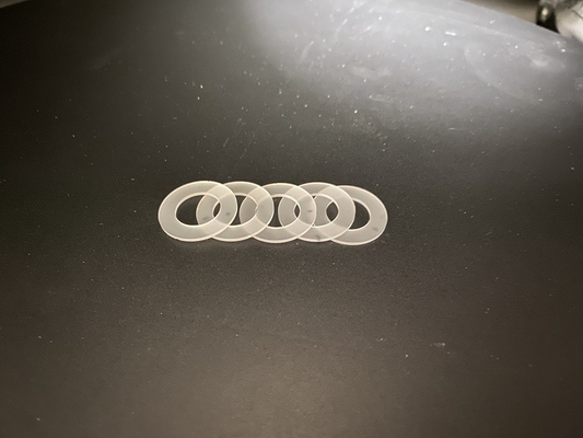 Lithium Niobate Piezoelectric Ring Wafer dengan Diameter Luar Bervariasi