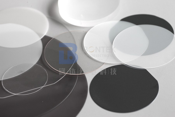 3 Inch Tanpa Biji Kristal Kuarsa Wafer AT-Cut Kontrol Frekuensi Piezo Wafer