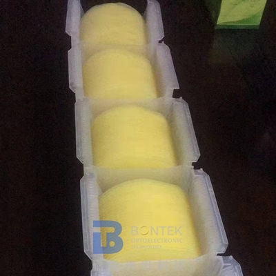 Piezoelektrik Langasite Wafer LGS Crystal Untuk Filter Resonator Dan Osilator